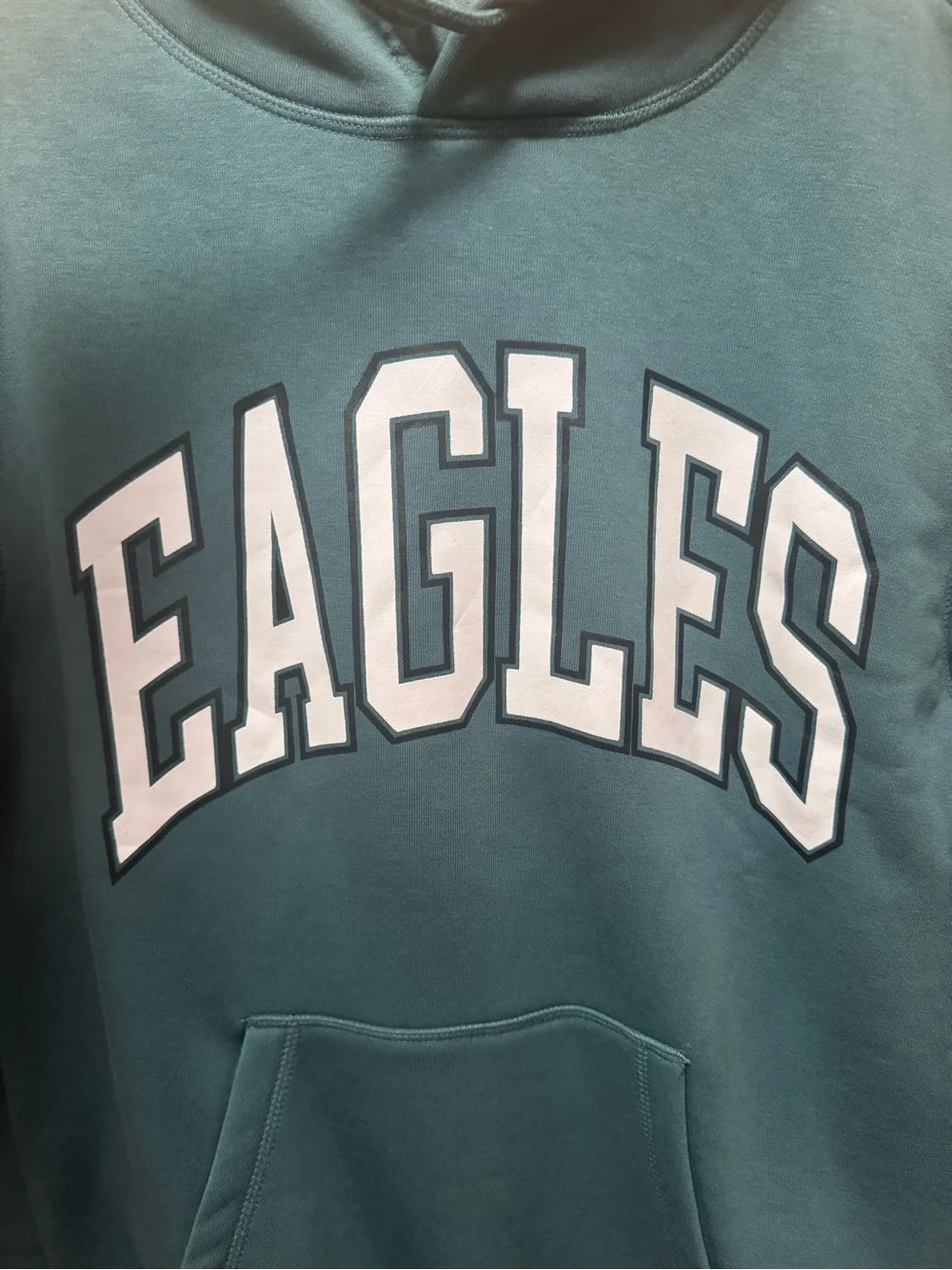 New Era Men’s Philadelphia Eagles Green Hooded Sweatshirt Small NWTs